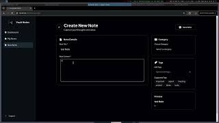 Note Vault Demo