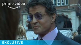 Sylvester Stallone on Arnold Schwarzenegger at The Expendables UK Premiere | Prime Video