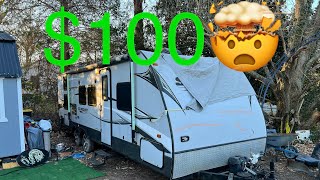 I paid $100 for this camper… and it’s AMAZING!