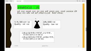 Minna no Nihongo lesson 8 Grammar in Nepali language