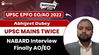 UPSC EPFO EO AO Topper Interview | EPFO Preparation Strategy| How To Crack UPSC EPFO EO AO | EduTap