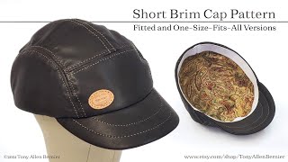 How to make a Short Brim Cap.