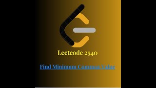 LeetCode 2540: Minimum Common Value - Java Solution Tutorial