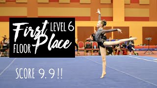 First Place Level 6 Floor Routine 9.9