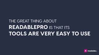 ReadablePro walkthrough: text tool