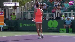 2017 Miami Open Third Round | Arruabarrena vs Keys | WTA Highlights