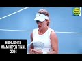 DANIELLE COLLINS/ELENA RYBAKINA/MATCH POINTS HIGHLIGHTS/MIAMI OPEN FINAL 2024