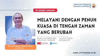 Kuliah Umum - Prof. Dr. Sonny Zaluchu, M.Th.