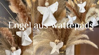 Engel basteln aus Wattepets ￼￼| Christmas DIY | Weihnachtsdeko selbst basteln  .￼