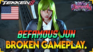 Befamous JUN Takes Tekken 8 by Storm With High Level Gameplay