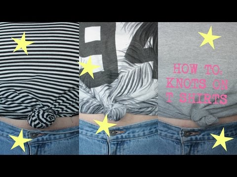 HOW TO: TIE KNOTS ON T SHIRTS (+ bloopers) | PAXYSHIASYANG HOW TO: TIE KNOTS ON T SHIRTS (+ bloopers) | PAXYSHIASYANG