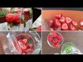 how to make strawberry basil water