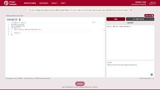 Working on a C++ programming assignment using Process Feedback