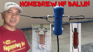 HOW TO MAKE HOMEBREW BALUN 1:1 FOR HF 1 TO 30 MHZ (TAGALOG)