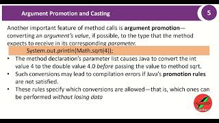 Java Basic 23 Argument promotion and Casting