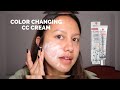 COLOR CHANGING CC CREAM & CC EYE REVIEW & WEAR TEST | ERBORIAN | BAHASA | catleyadea