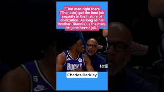 Charles Barkley funny & savage analysis on Thanasis Antetokounmpo! Thanasis headbutts Blake Griffin!