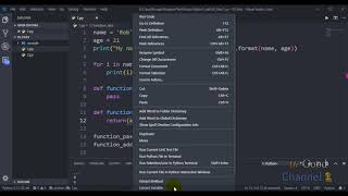 Refactoring, Extract Variable, Extract Method, Run in Terminal - course VS Code & Python