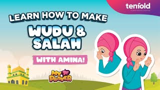 How to Make Wudu and Salah | Learn to pray with Amina
