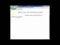 Java Tutorial-  HelloWorld Program using notepad