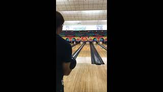 Bowling 保齡球曲球 球速與轉速的搭配 還需改進