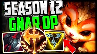 How to Play Gnar & CARRY for BEGINNERS + Best Build/Runes Season 12 - League of Legends