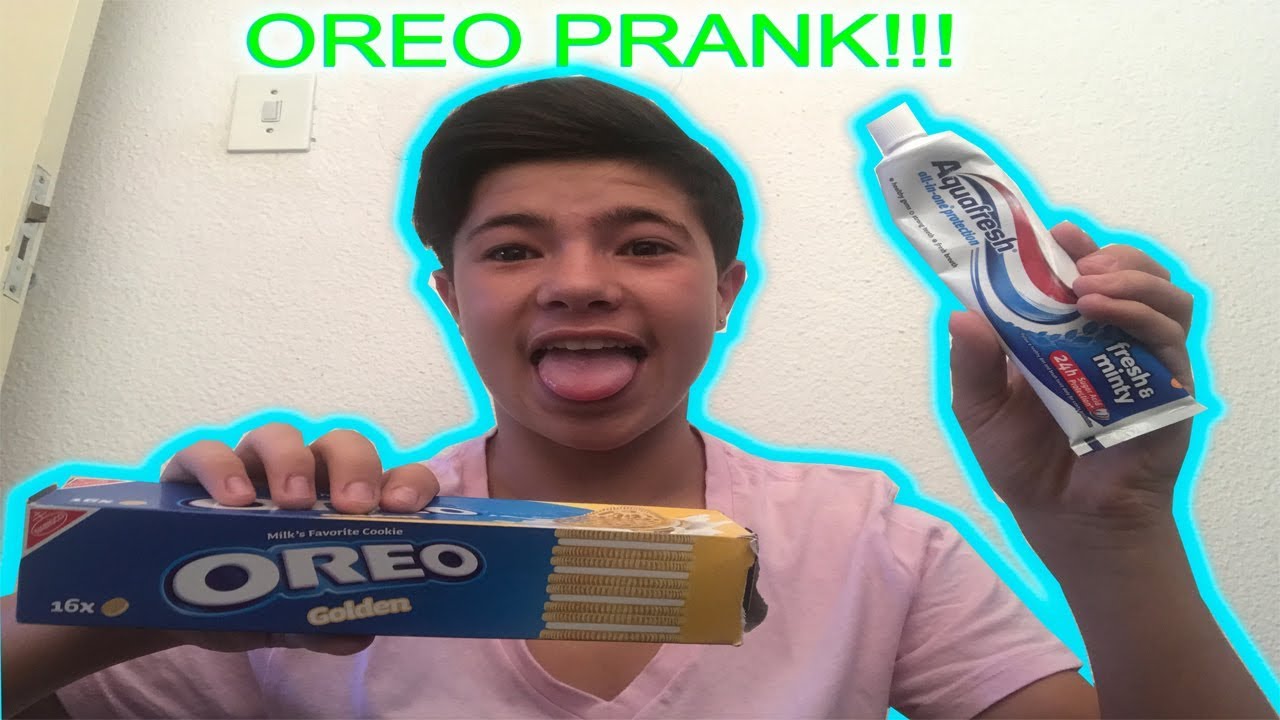 Toothpaste Oreo Prank Youtube
