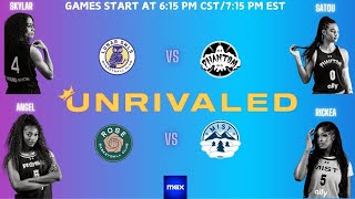 UNRIVALED Live Play-by-Play: Lunar Owls vs. Phantom | Rose vs. Mist | Exciting Doubleheader! 2-7-24