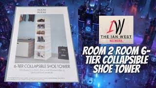 Room 2 Room 6-Tier Collapsible Shoe Tower (5 below)