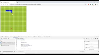 Coding Snake game with HTML5 and Javascript