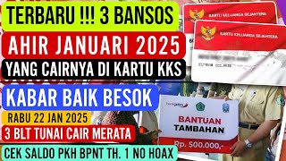 FIX 3 BLT INI BESOK CAIR ‼️BAGI KATEGORI INI DULU • 3 BANTUAN JANUARI YANG CAIR DI KKS • CEK INFO🔻