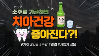 [건강매거진] 소주로 가글하면 치아 건강에 좋다?!