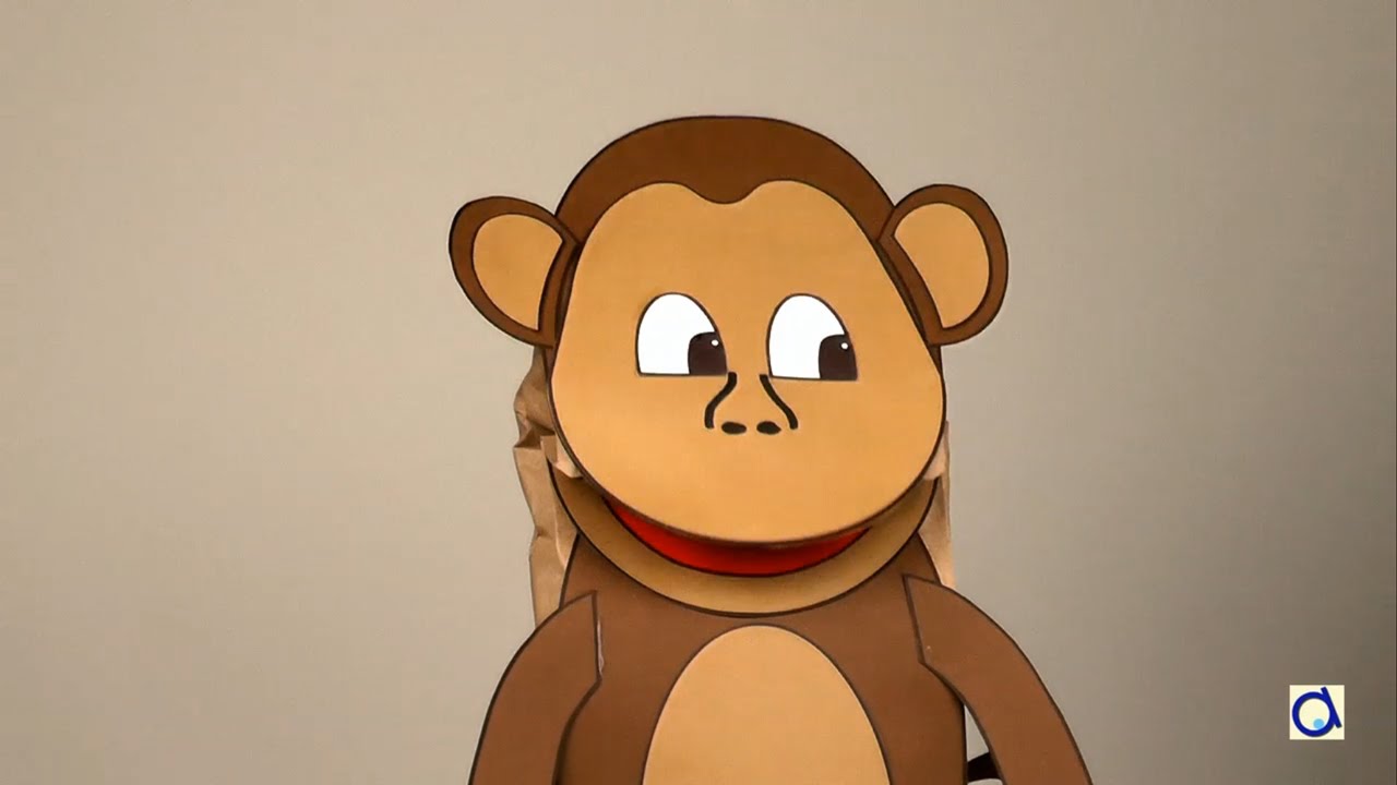 How To Make A Monkey Puppet - YouTube