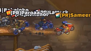 HILL CLIMB RACING 2 SUPER BIKE WITH BEST TURBO ON BOARDING | WEEKLY CHALLENGE