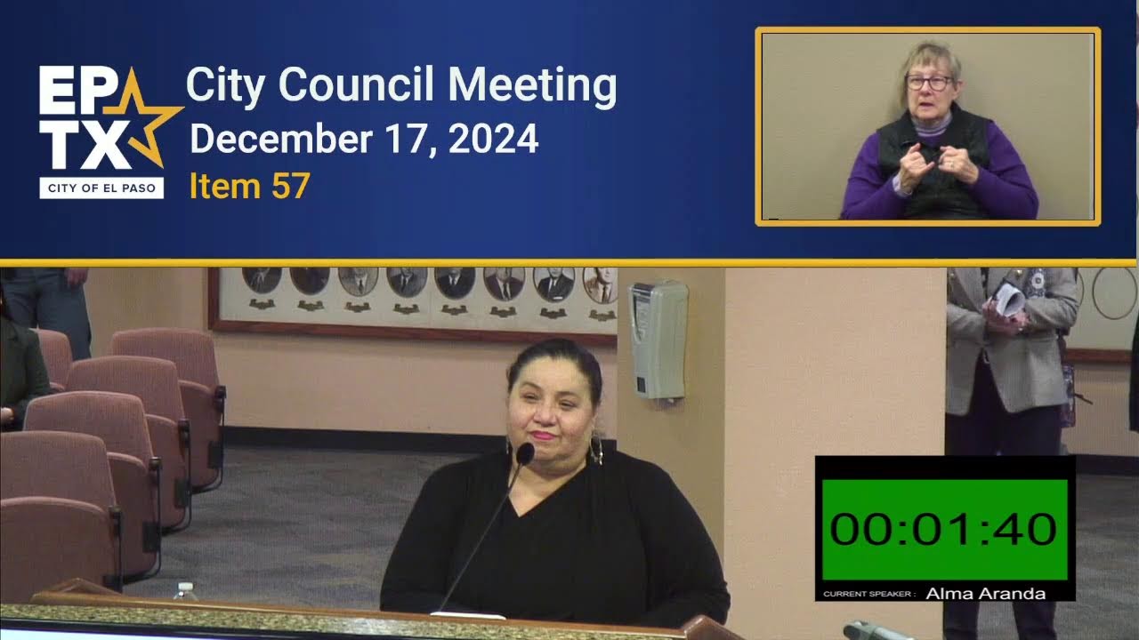 City Council Meeting Youtube