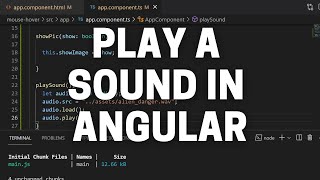 How to Play a Sound in Angular - Angular Tutorial using the Javascript Audio Object