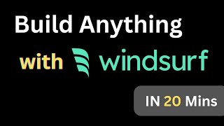 Learn WindSurf AI Editor For Beginners [Complete Tutorial]