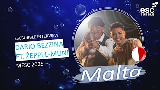 Dario Bezzina ft. Żeppi l-Muni - Għażliet / Malta Eurovision Song Contest - MESC 2025 / Interview