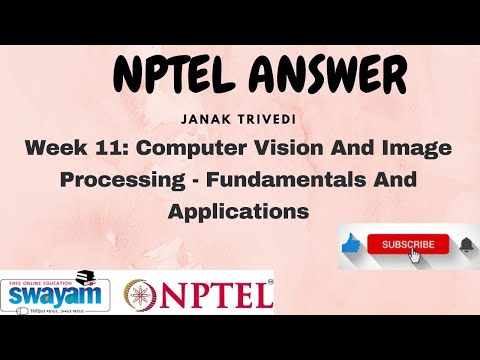Computer Vision And Image Processing Week 11 Quiz Assignment Solution