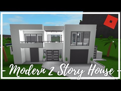Bloxburg Modern House 2 Story Modern House - roblox bloxburg modern house 1 story