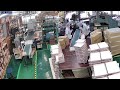 貼箱の製造工程 paper box manufacturing process