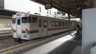 JR東海キハ48系6302編成-5302編成ワンマン亀山行き到着