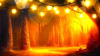 Celebrate  Jazz Music on Christmas Night | Cozy Christmas Music Playlist with Cozy Snow