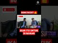 Rocky gerung ikan itu untuk di makan bukan di hafal