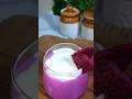 Dragon Fruit Milkshake | #youtubeshorts #dragonfruit #milkshake #recipe #viral #food #foryou