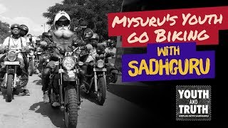 Mysuru's Youth Go Biking With Sadhguru #UnplugWithSadhguru