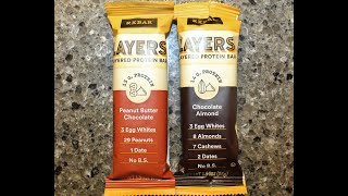 RXBar Layers Layered Protein Bar: Peanut Butter Chocolate \u0026 Chocolate Almond Review