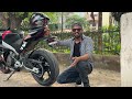 installing 180 mm tyre in aprilia rs 457 world’s first aprilia rs457 with 180mm tyres