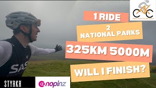 2 National Parks, 325km and 5000m - Will I finish?