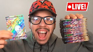 Opening 200 Pokemon Packs for Charizard! (Live Stream)